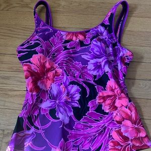 Floral Swim Tank Top